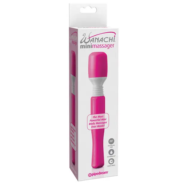 Mini Wanachi Massager Waterproof - Pink - Massage Products