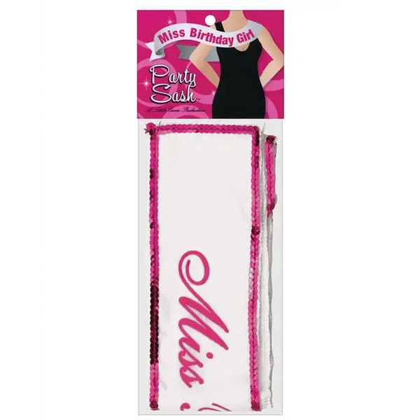 Miss Birthday Girl Sash - Bachelorette & Party Supplies