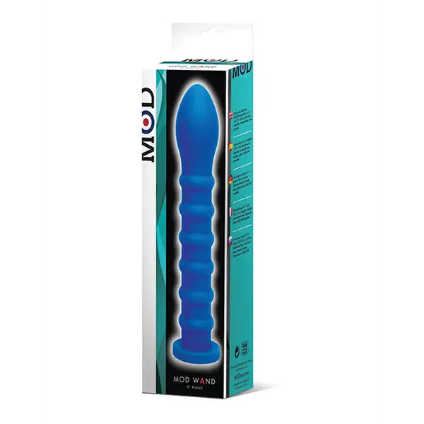 MOD Ribbed Wand - Blue - Dongs & Dildos