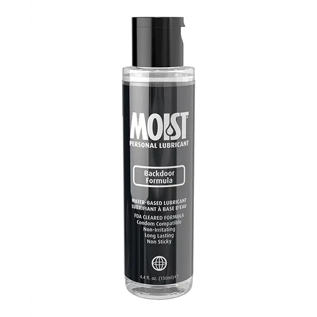 Moist Backdoor Formula Water-Based Personal Lubricant - 4.4oz - Lubricants