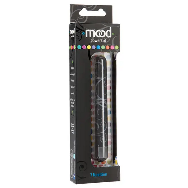 Mood 7 Function Bullet Large - Black - Stimulators