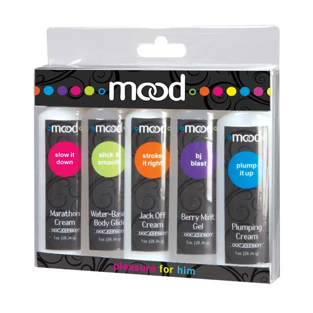 Mood Lube Pleasure for Him - Asst. Pack of 5 - Lubricants