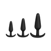 Mood Naughty 1 Anal Trainer Set - Black Set of 3 - Anal Products