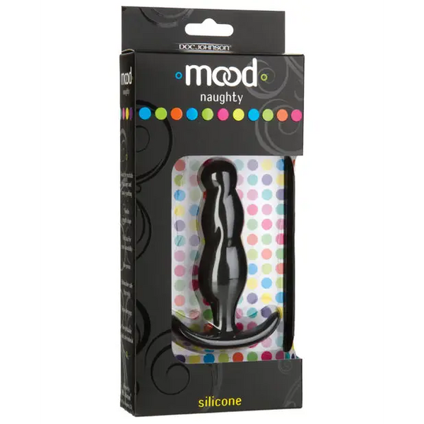 Mood Naughty 3 Butt Plug Medium - Black - Anal Products