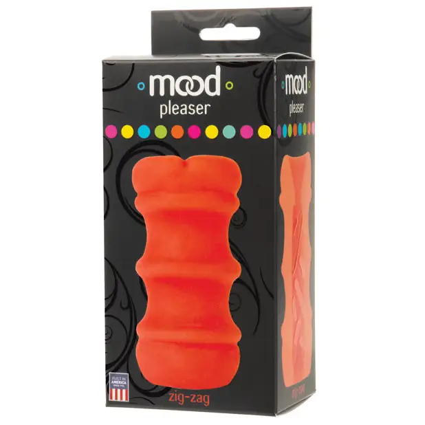 Mood Ultaskyn Zig-Zag Stroker - Orange - Dolls & Masturbators