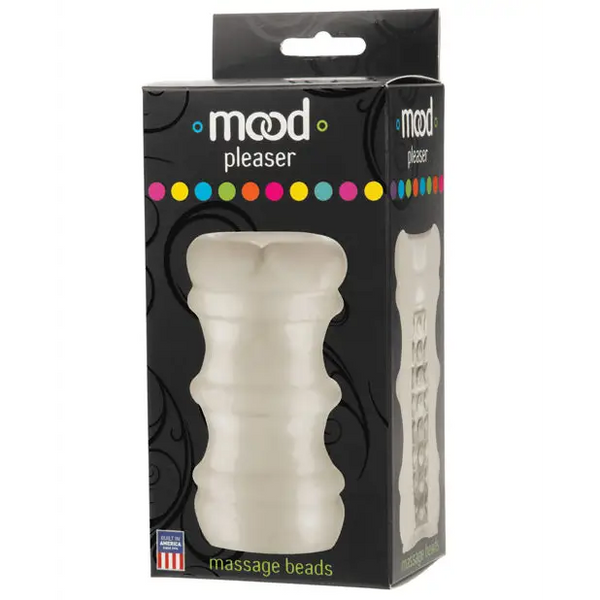 Mood Ultraskyn Massage Beads Stroker - Frost - Dolls & Masturbators