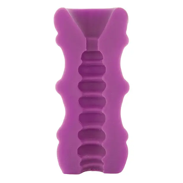 Mood Ultraskyn Thick Ribbed Stroker - Purple - Dolls & Masturbators