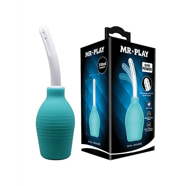 Mr. Play Anal Douche - Aqua - Anal Products