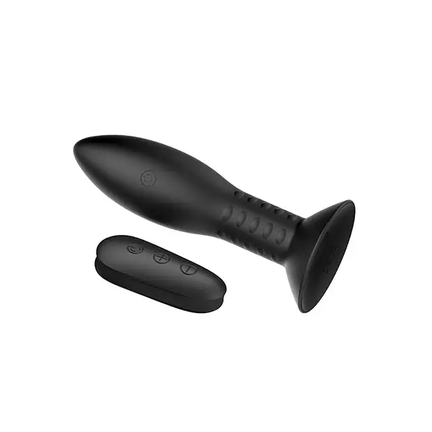 Mr. Play Rotating Bead Butt Plug - Black - Anal Products