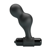Mr. Play Silicone Anal Vibro Plug - Black - Anal Products
