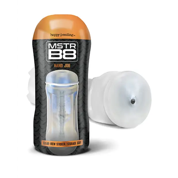 MSTR B8 Clear View Stroker - Clear - Dolls & Masturbators