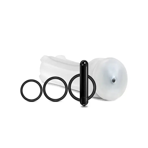 MSTR B8 Hand Cuff Vibrating Stroker Pack - Kit of 5 Clear - Dolls & Masturbators