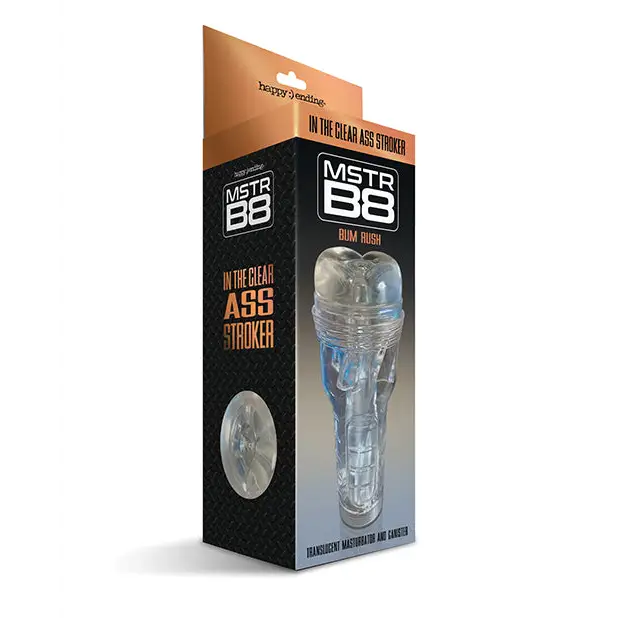 MSTR B8 In the Clear Anal Stroker - Clear - Dolls & Masturbators