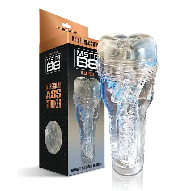 MSTR B8 In the Clear Anal Stroker - Clear - Dolls & Masturbators