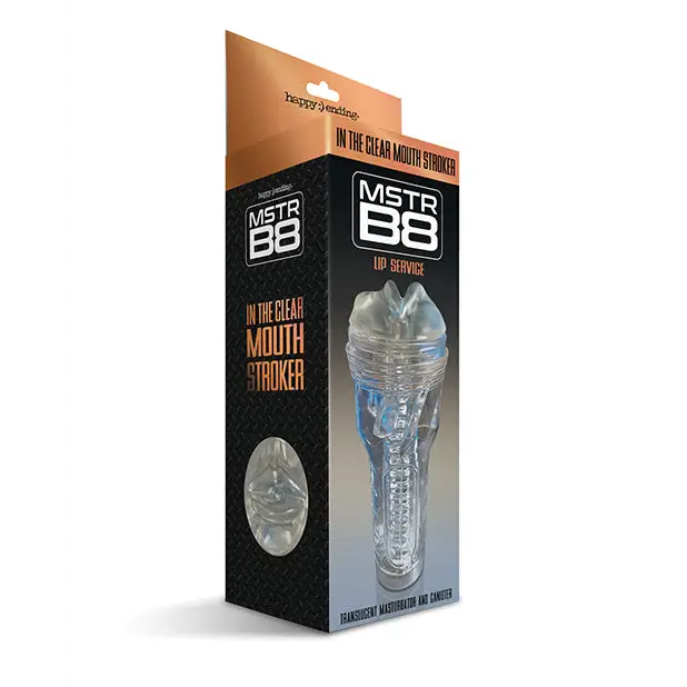 MSTR B8 In the Clear Mouth Stroker - Clear - Dolls & Masturbators