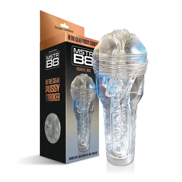 MSTR B8 In the Clear Pussy Stroker - Clear - Dolls & Masturbators