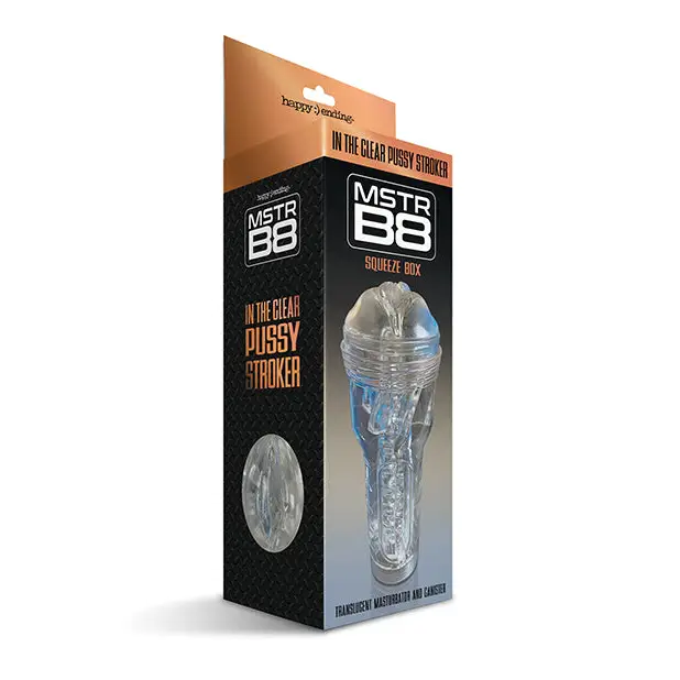 MSTR B8 In the Clear Pussy Stroker - Clear - Dolls & Masturbators