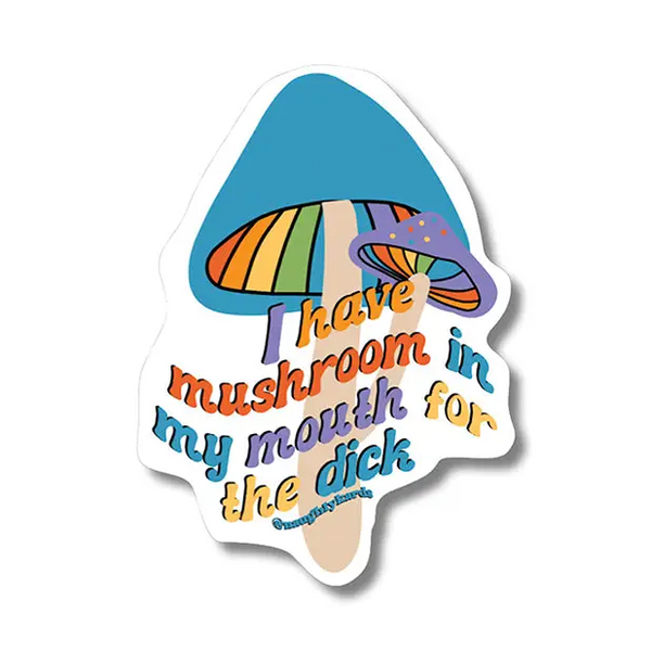 Mushroom D Naughty Sticker - Pack of 3 - Novelties