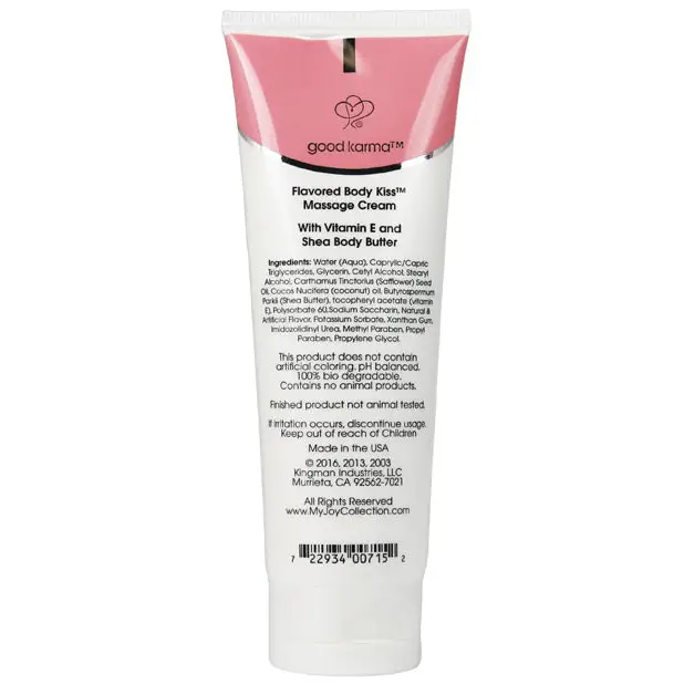 My Joy Collection Flavored Body Kiss - Strawberry - Massage Products