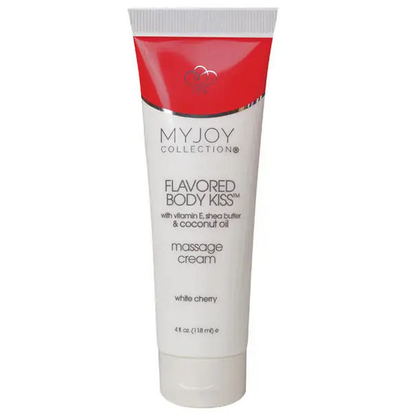 My Joy Collection Flavored Body Kiss - White Cherry - Massage Products