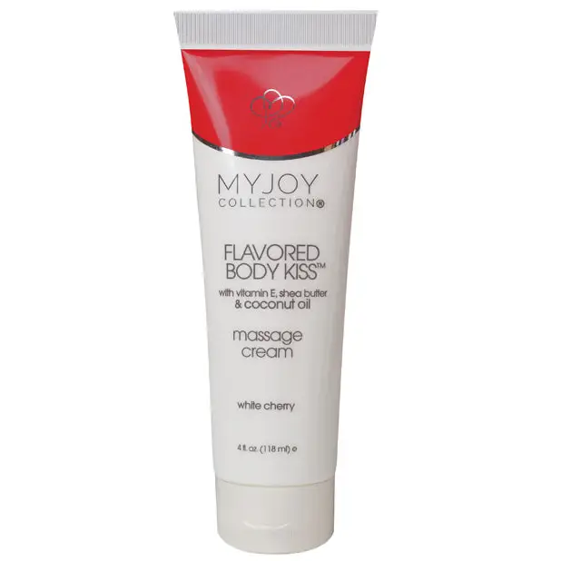 My Joy Collection Flavored Body Kiss - White Cherry - Massage Products
