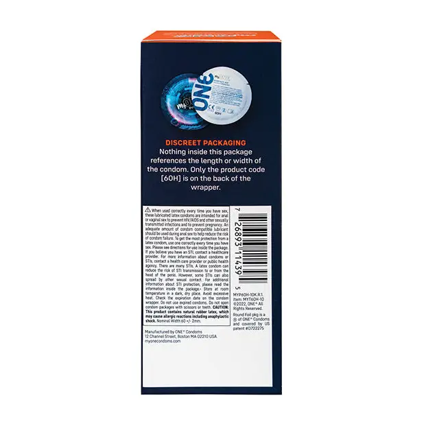 My One Extra Wide Condoms - Pack of 10 - Condoms