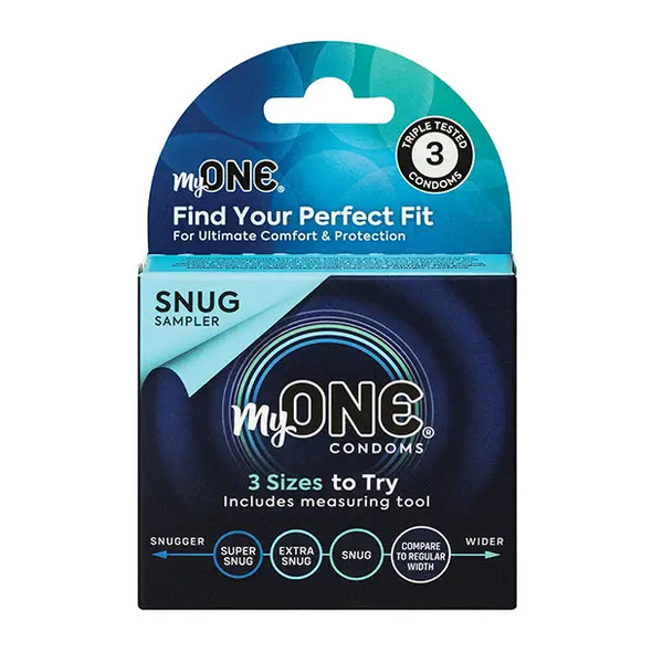 My One Snug Sampler Condoms - Pack of 3 - Condoms