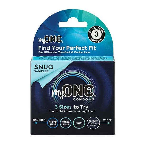 My One Snug Sampler Condoms - Pack of 3