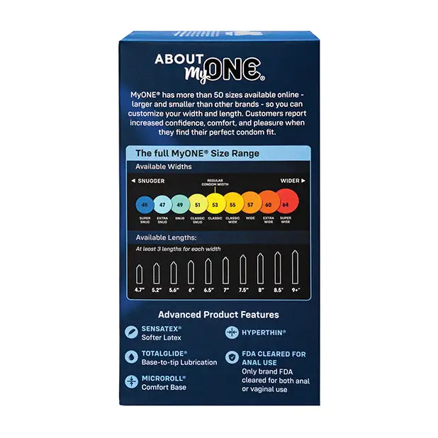 My One Super Snug Condoms - Pack of 10 - Condoms