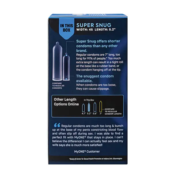 My One Super Snug Condoms - Pack of 10 - Condoms