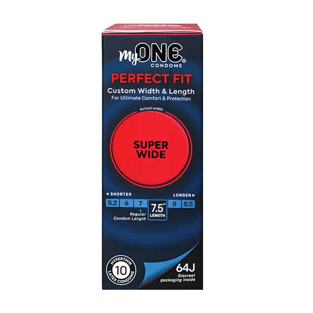 My One Super Wide Condoms - Pack of 10 - Condoms