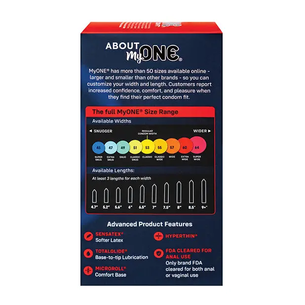 My One Super Wide Condoms - Pack of 10 - Condoms