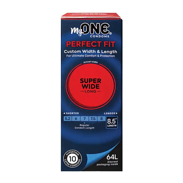 My One Super Wide & Long Condoms - Pack of 10 - Condoms