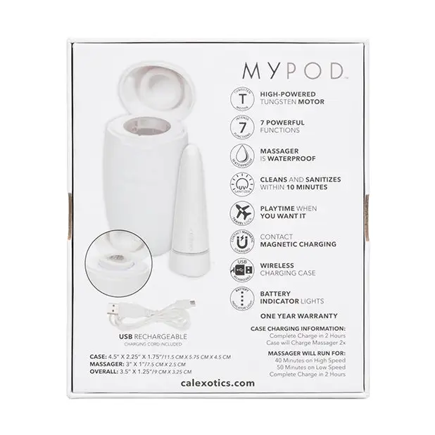 My Pod Vibrating Massager - White - Stimulators