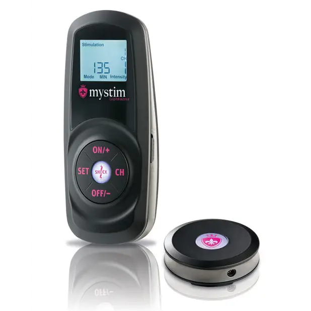 Mystim Cluster Buster Wireless eStim Starter Kit - Black - Stimulators