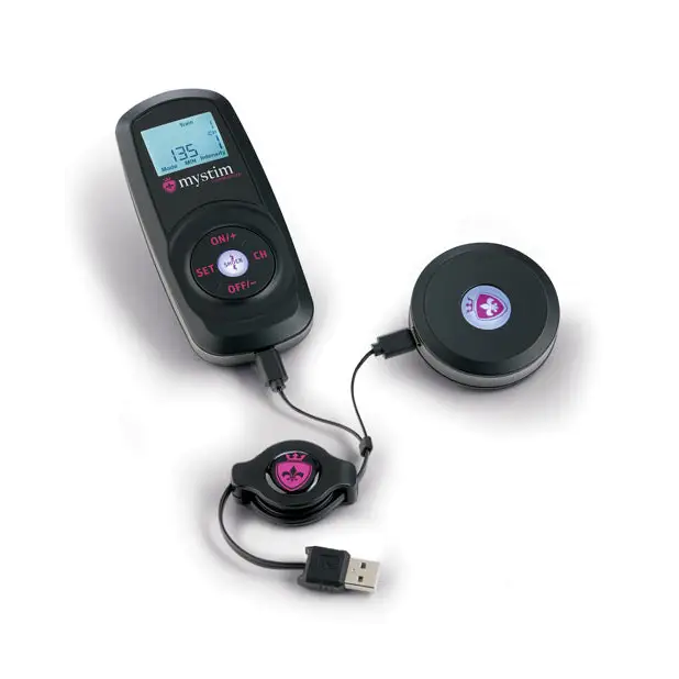 Mystim Cluster Buster Wireless eStim Starter Kit - Black - Stimulators