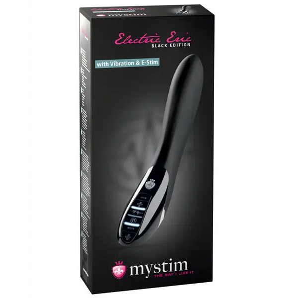 Mystim Electric Eric eStim Vibrator Black Edition - Black - Stimulators