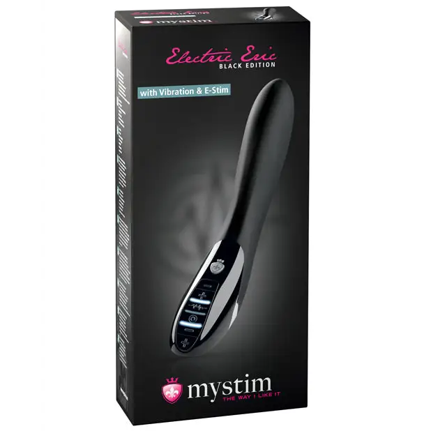 Mystim Electric Eric eStim Vibrator Black Edition - Black - Stimulators