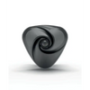Mystim Hearts Desire eStim Layon Vibrator - Black - Stimulators