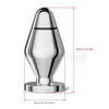 Mystim Little John Buttplug Small Aluminum - Silver - Stimulators