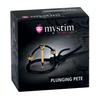 Mystim Plunging Pete w/Corona Strap & Urethral Sound - Black/Gold - Stimulators