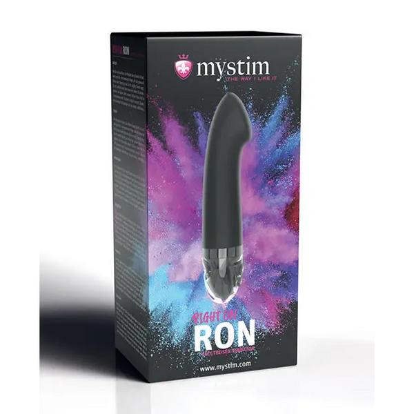 Mystim Right on Ron eStim G Vibrator - Black - Stimulators