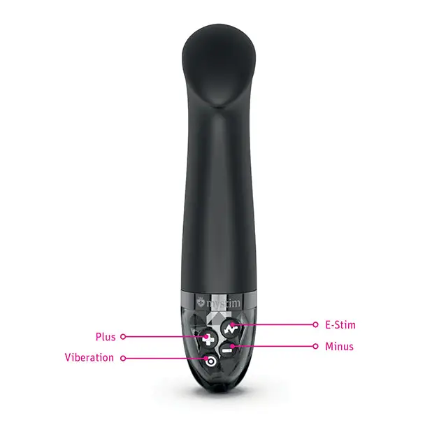 Mystim Right on Ron eStim G Vibrator - Black - Stimulators