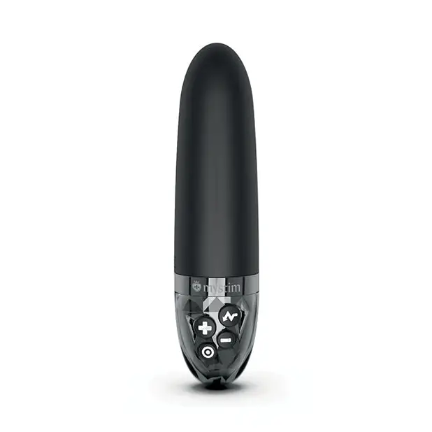 Mystim Sleak Freak eStim Straight Vibrator - Black - Stimulators