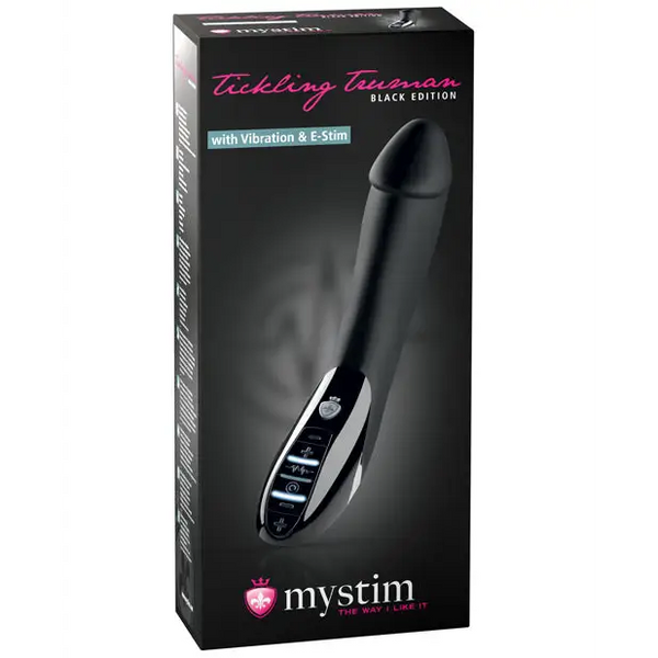 Mystim Tickling Truman eStim Vibrator Black Edition - Black - Stimulators