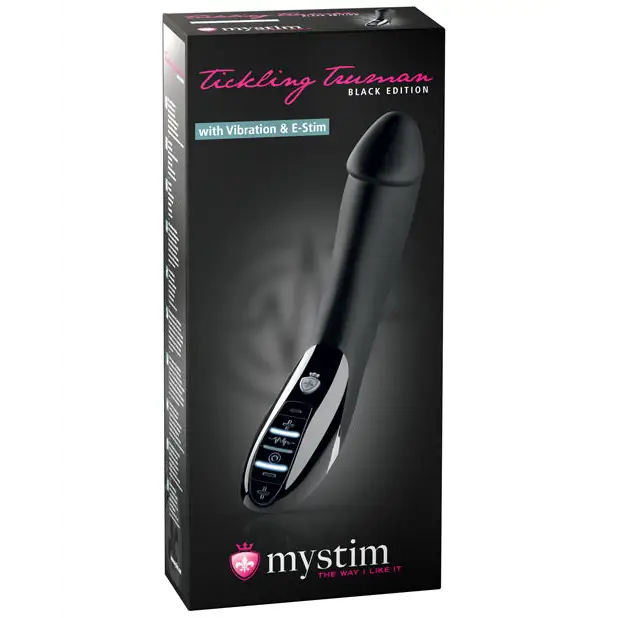 Mystim Tickling Truman eStim Vibrator Black Edition - Black - Stimulators