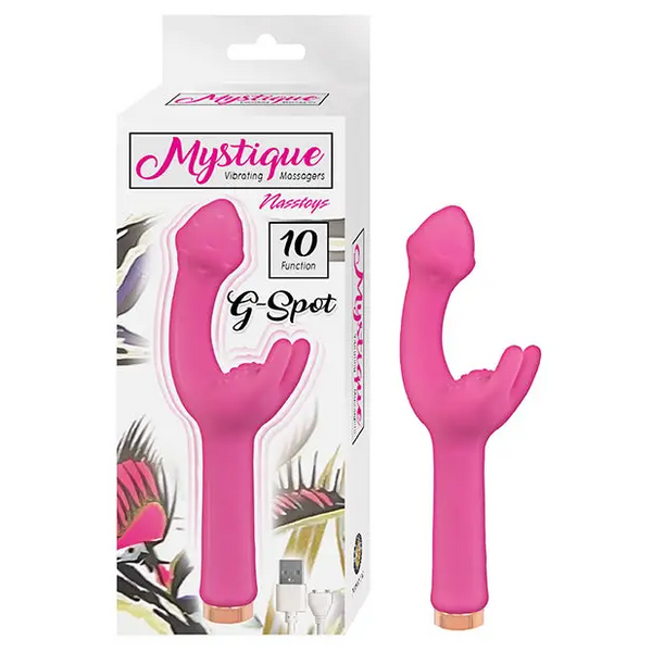 Mystique Vibrating G Spot Massager - Pink - Vibrators