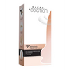 Naked Addiction 7’’ Rotating & Vibrating Dong w/Remote - Flesh - Dongs & Dildos