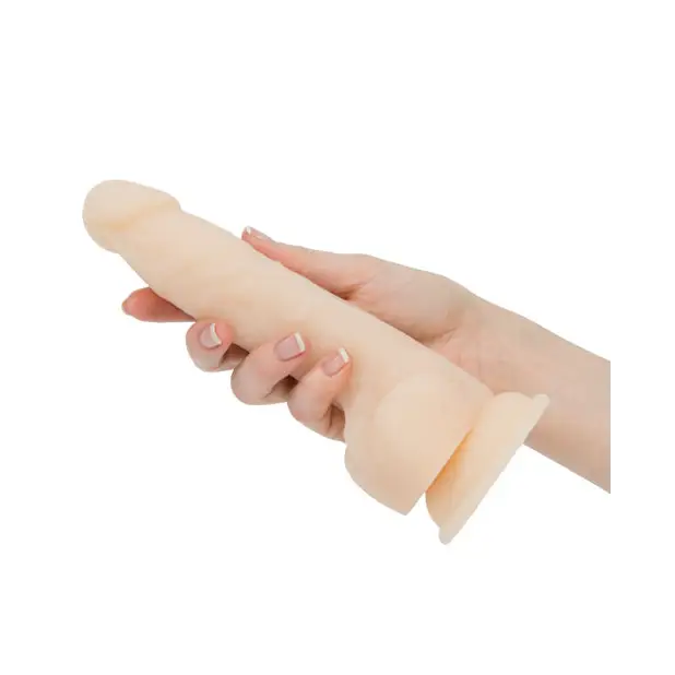 Naked Addiction 9’’ Thrusting Dong w/Remote - Flesh - Dongs & Dildos