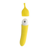 Natalie’s Toy Box Banana Cream Air Pulse & G-Spot Vibrator - Yellow - Stimulators